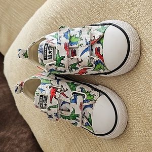 Dino print Converse shoes